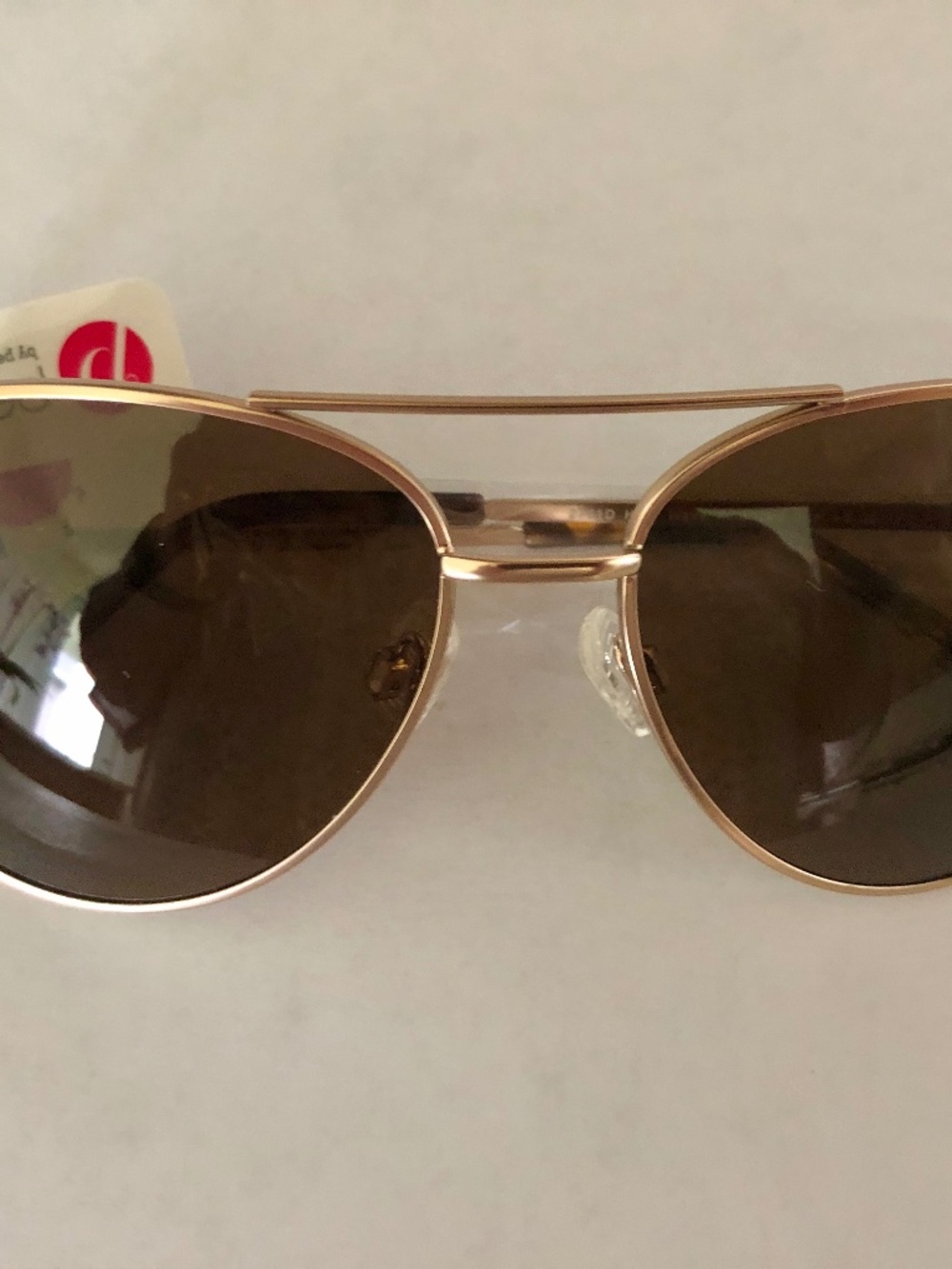 New Peepers Gold Polarized‎ Aviator Sunglasses
